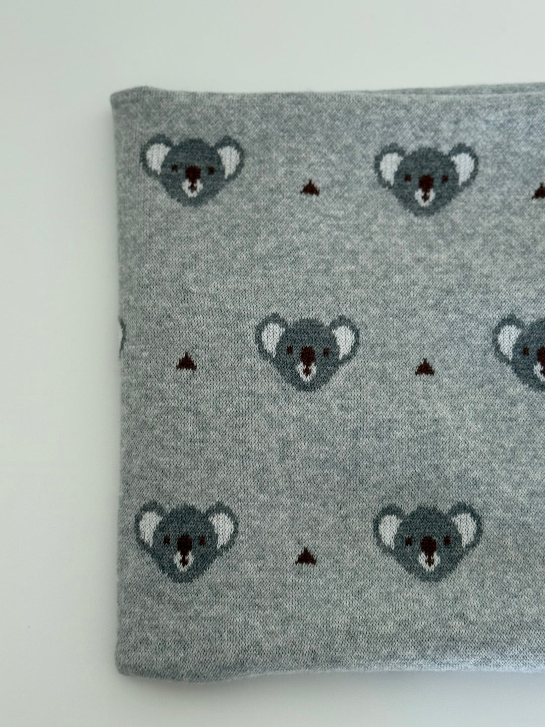 Grey Koala Cotton Blanket
