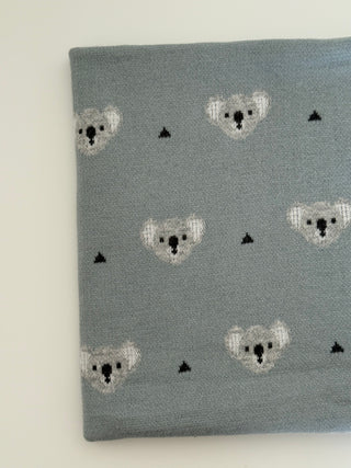 Blue Koala Cotton Blanket